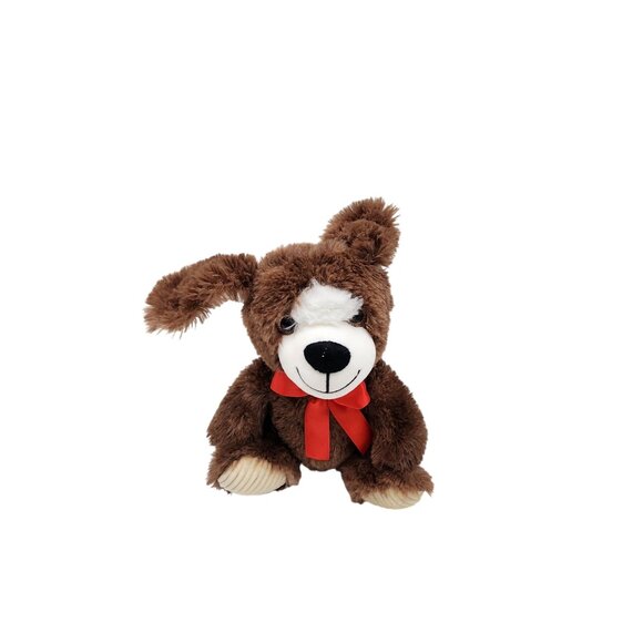 Dan Dee Collectors Choice Plush Puppy Dog Brown Soft Stuffed Animal - Picture 1 of 4